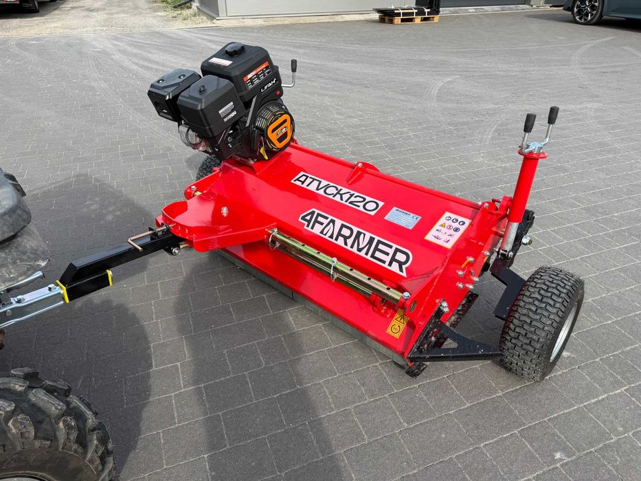 Kosiarka bijakowa do quada na tył 120cm, 4FARMER,  nowa transport pod wyznaczony adres