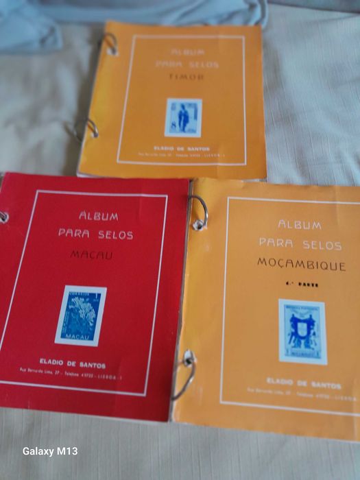 Álbuns com selos
