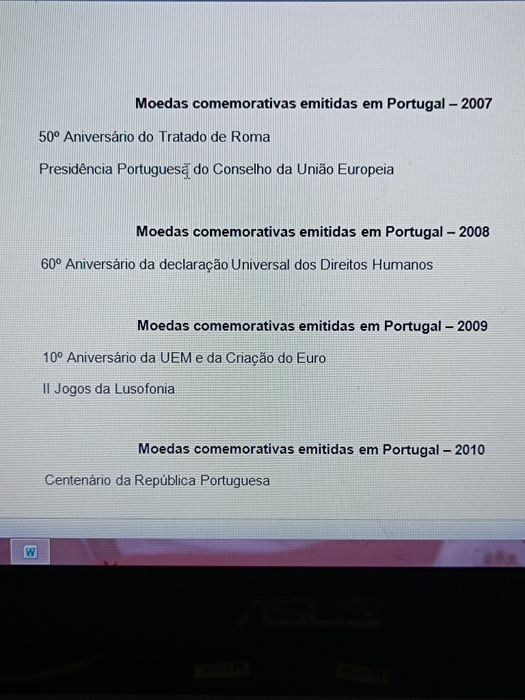 Moedas 2€ comemorativas Portugal