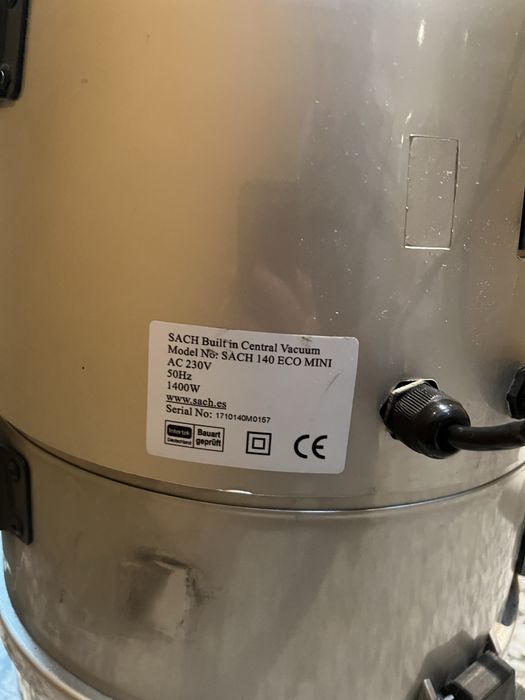 Aspiração central Sach 140 eco mini - para peças
