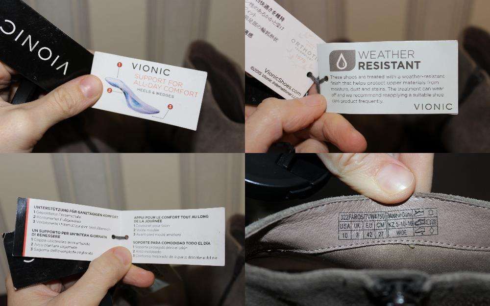 Шикарные анатомические ботинки ботильёны VIONIC. р.42 2000 грн