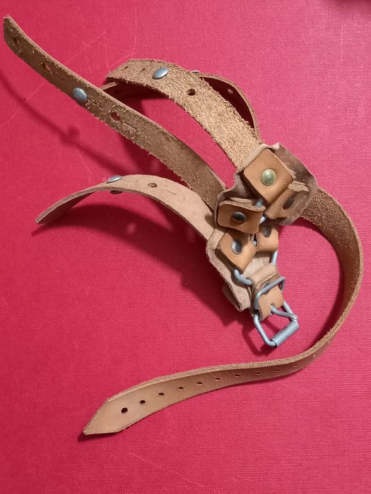 Pasek skórzany do Niemieckiego hełmu M56 NVA DDR