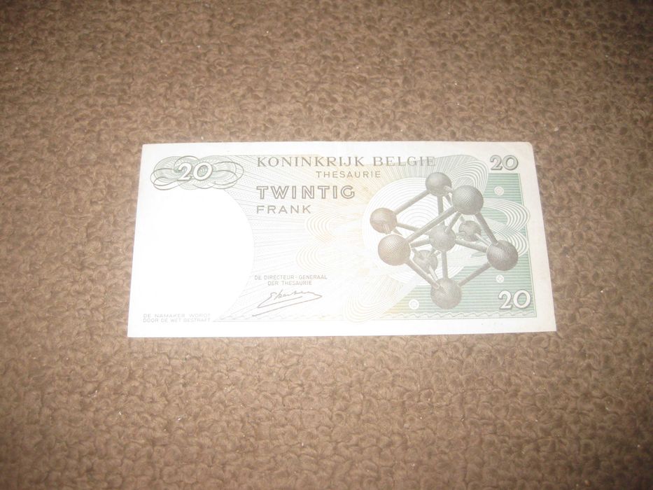 Nota da Bélgica "20 Francos" MBC