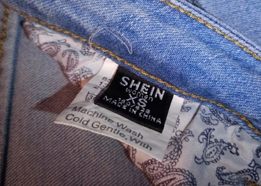 stylowe jeansy Shine
