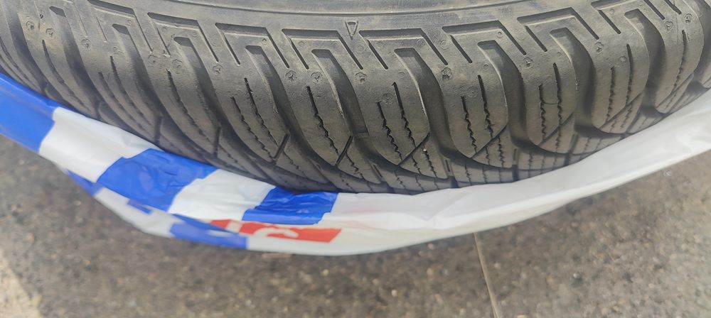 Диски 4 шт BMW 3 F30 R17 c датчиками и зимней резиной FULDA остаток 8+