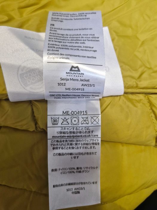 Kurtka puchowa Mountain Equipment Senja