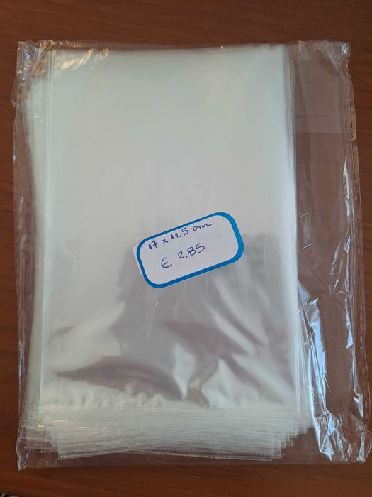 Sacos de celofane para embalagem de presentes, doces, salgados, etc.