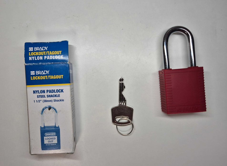 Kłódka Brady Lockout/tagout nylonowa