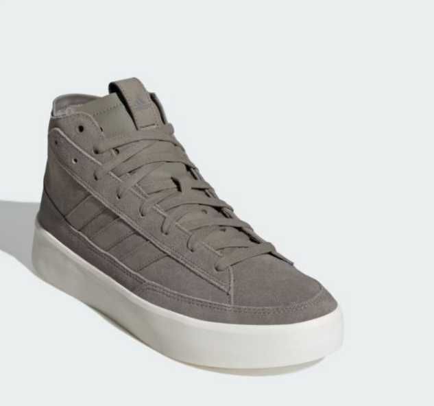 Женские кожанные хайтопы ботинки Adidas р. 41,5-42 (по стельке 27.2см)