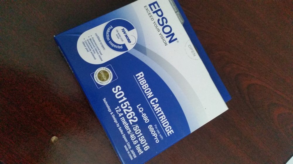 Fita de tinta epson 7762 S015262 - nova