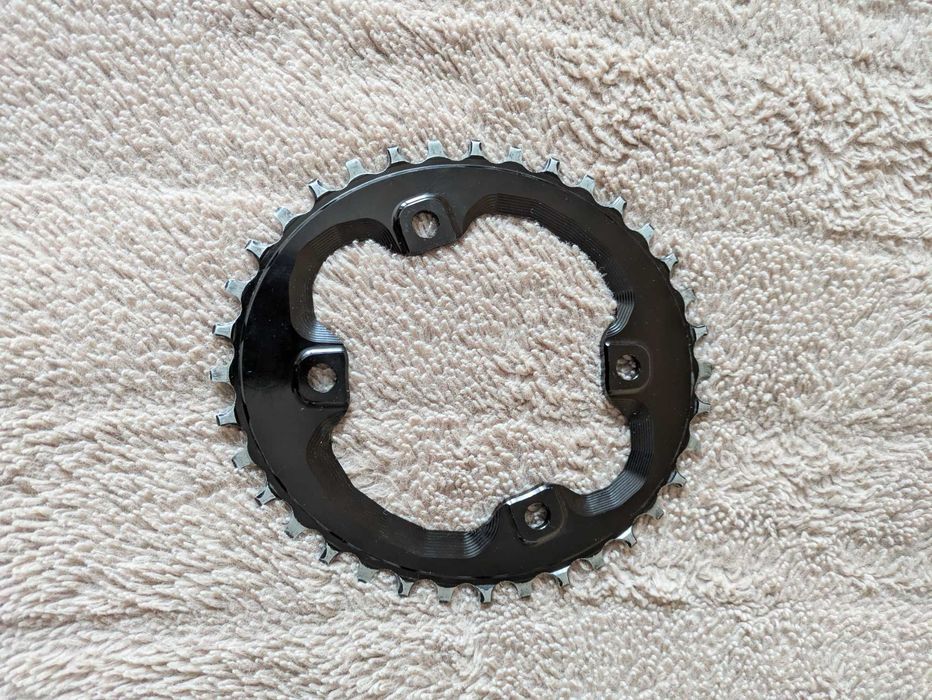 Zębatka owalna Absolute Black 36 zębów shimano XT/SLX rozstaw 96 mm