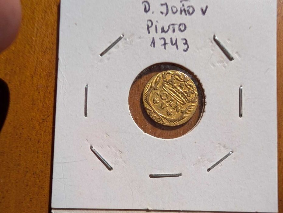 Moeda D. João V 1743 Ouro