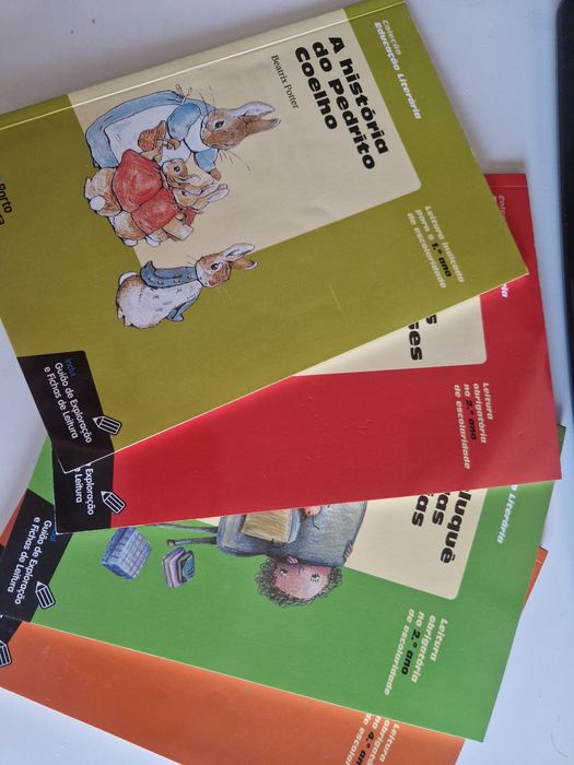 Pack 4 guias de exploracao e fichas leitura 1 ciclo