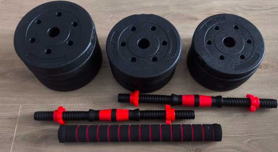 Nowe Hantle 20kg Regulowane +Sztanga Zestaw Hantlii 2x10kg Gwarancja