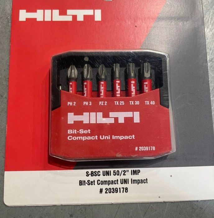 CONJUNTO HILTI (Chaves de impacto e bites)