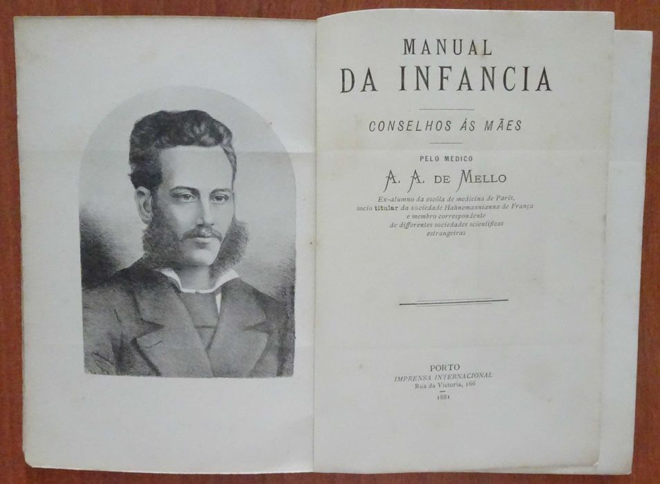 Manual de Infância - Conselhos Às Mães - 1º Edição 1881