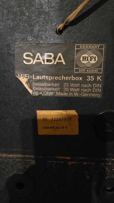 Kolumny monitory  saba 35k