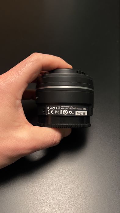 Lente Sony 50 mm 1.8 APS-C A mount