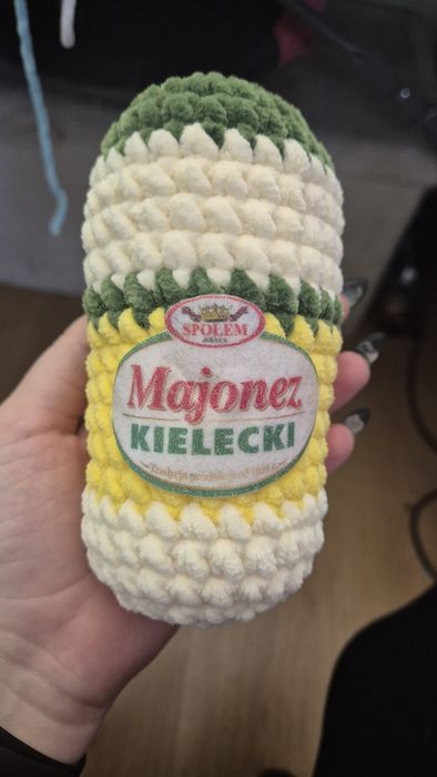 Pluszowy majonez ozdoby
