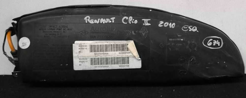 Airbag Banco Esquerdo RENAULT CLIO II (BB_, CB_) ano 1998