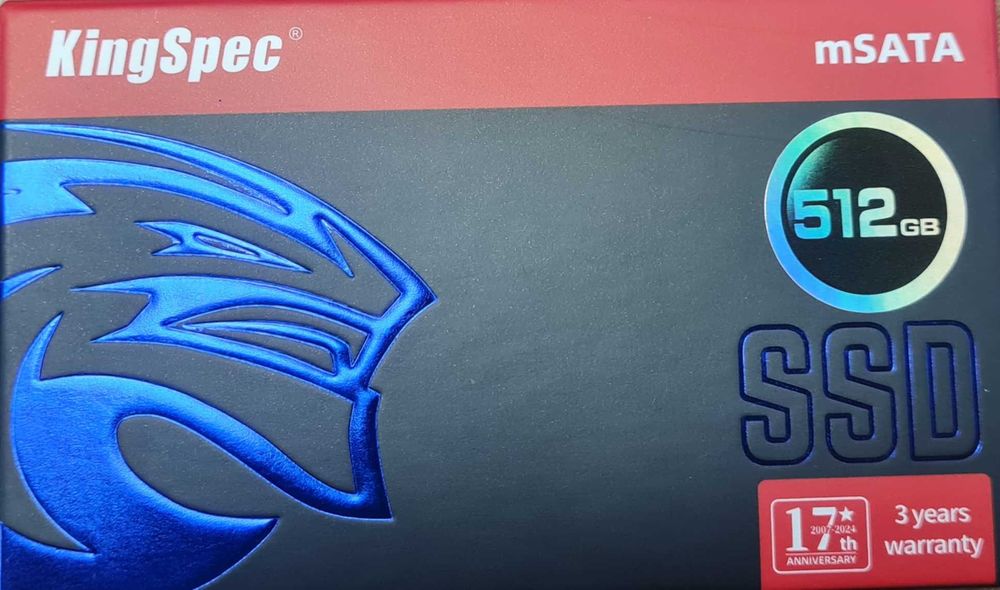 SSD mSATA KingSpec 512 Gb