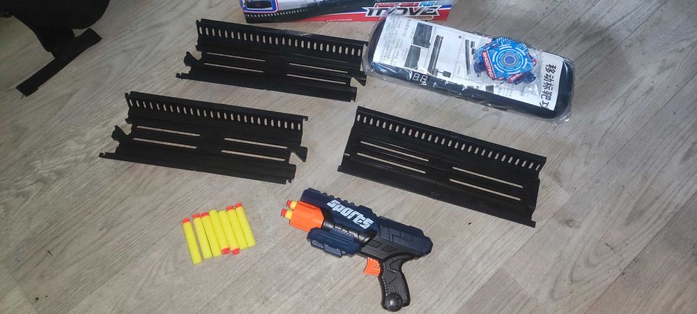 Nerf pistolet ruchoma tarcza