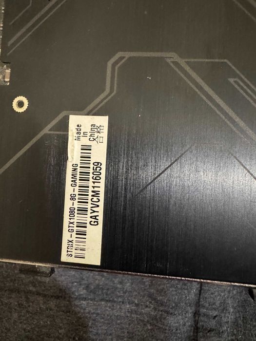 Placa Gráfica ASUS GeForce  Strix GTX 1080