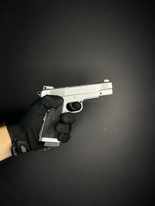 Металевий пістолет Ruger silver - модель ZM25 (іграшка)