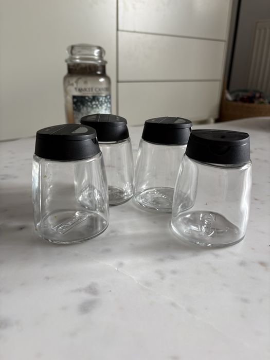 Pudełka pojemniki na przyprawy szklane duze ikea