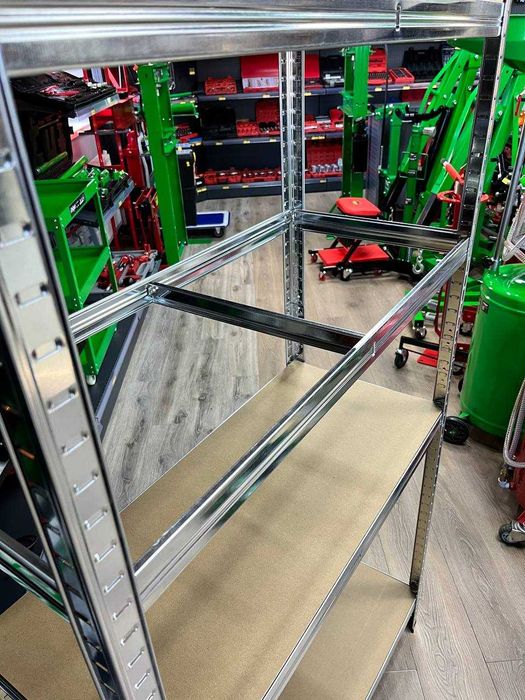 Гаражний стелаж металевий M90060 з 5 полицями регульовані полиці 180см