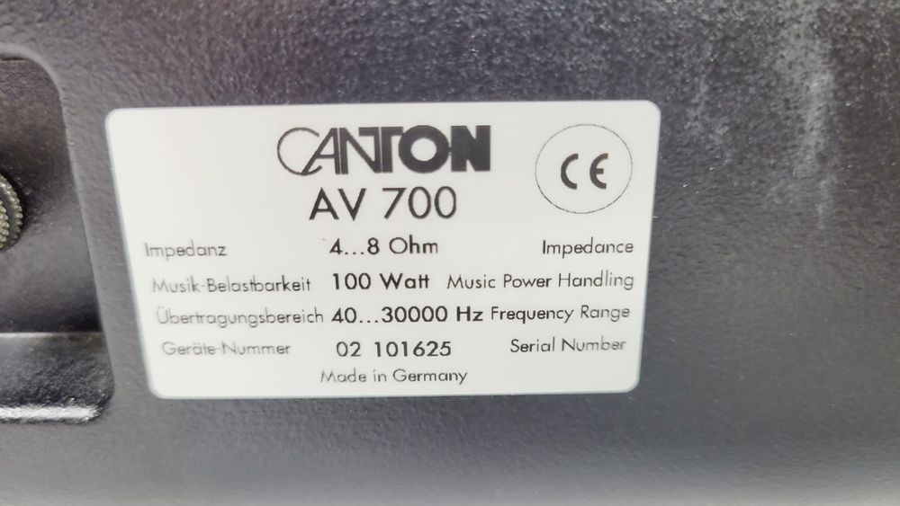 CANTON AV 700 Kolumna centralna 4-8ohm 100W