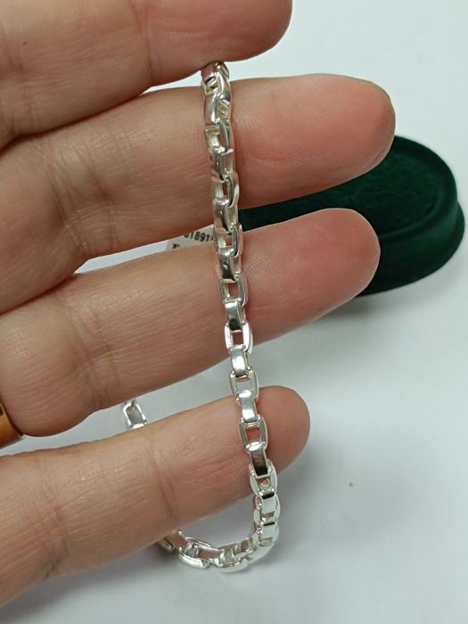 Srebrna bransoletka, srebro 925 długość 18-21cm