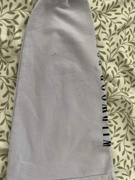 Fioletowa damska liliowa bluza nadruk styl vintage Pull&Bear XS 34