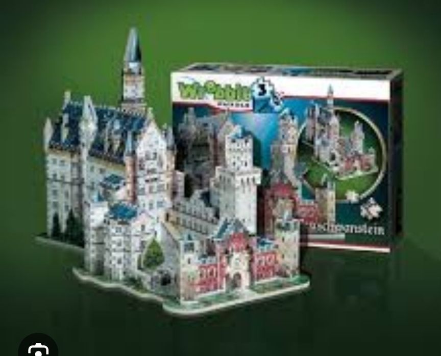 Легендарний 3D-пазл Wrebbit Нойшванштайн на 890 деталей