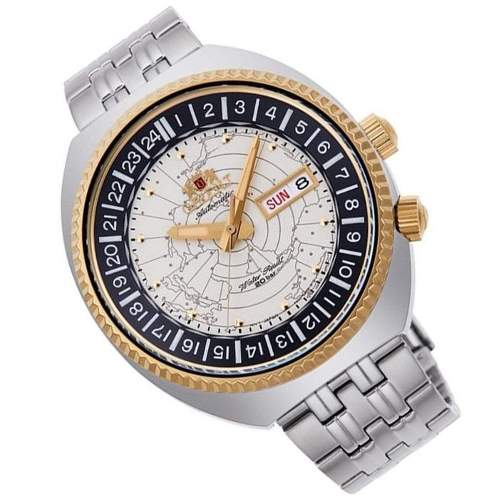 Orient Revival World Map Automatic RA-AA0E01S