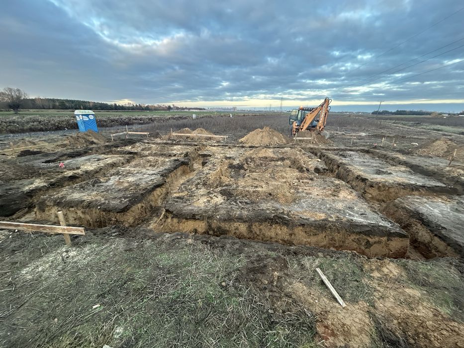 Usługi koparko ładowarka niwelacja terenu szamba odwodnienia drogi