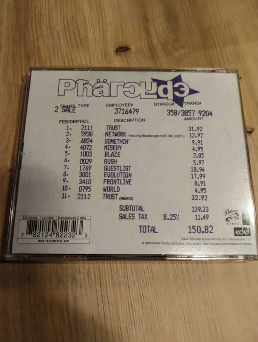 Pharcyde - plain rap CD