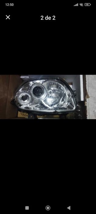 Faróis led Renault Clio