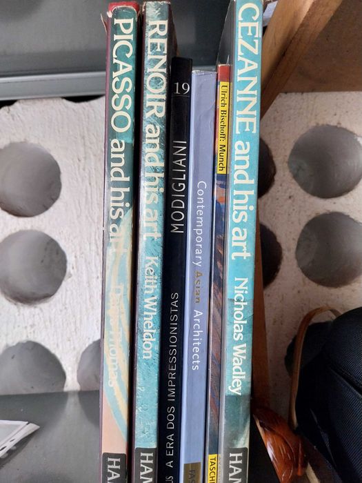 Livros Taschen e Hamlyn