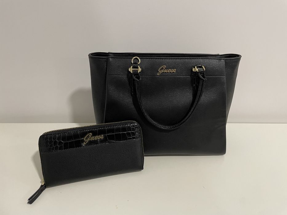 Conjunto mala + carteira Guess (como NOVO)