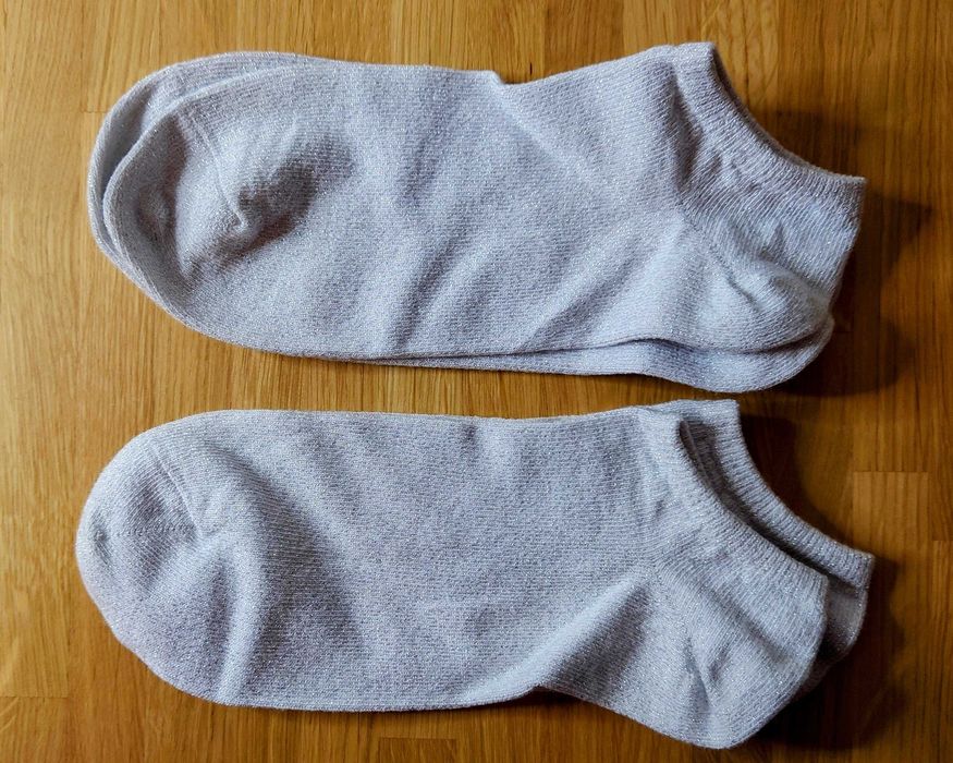 Nowe damskie skarpetki – 2 pary, krótkie, rozmiar 37–39