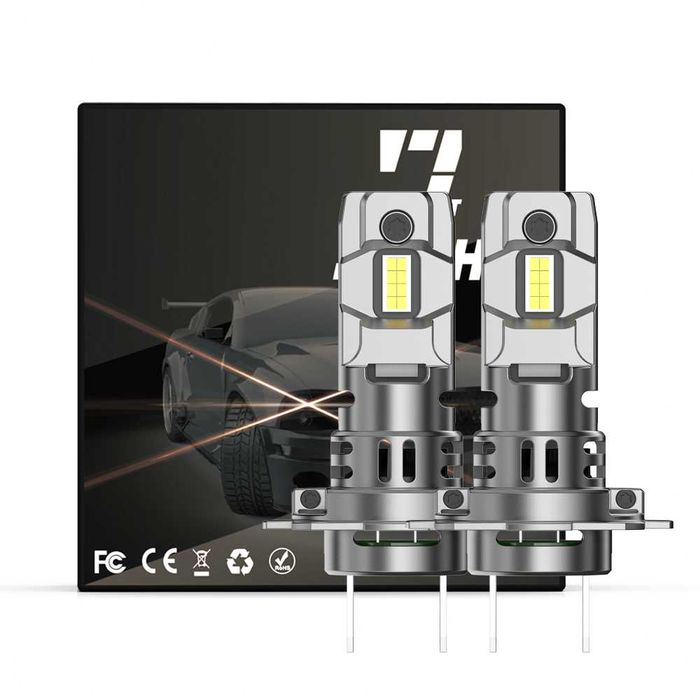 ŻARÓWKI LED H7 Canbus 1:1 Mocne ŚWIATŁO 6500k 2SZT
