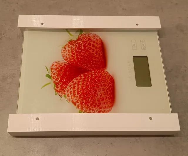 Крепление для кухонных весов на стену или шкаф