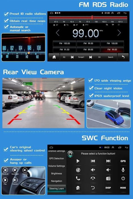 Rádio Android Volvo Xc60 2007 a 2017 CARPLAY WIFI GPS 2/32GB novo
