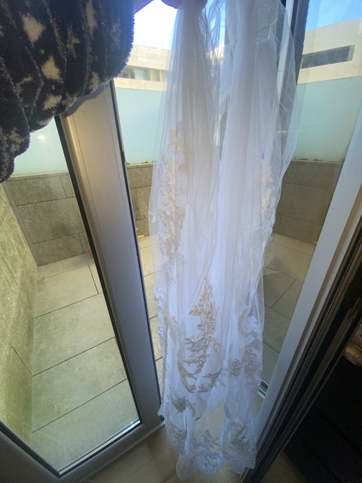 Vestido de Noiva + Véu de Noiva 2 M