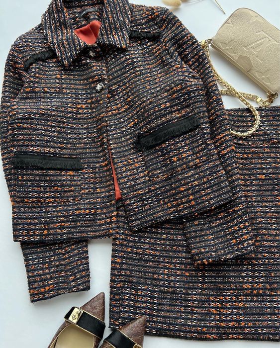 Костюм твідовий ELLE&M на підкладці