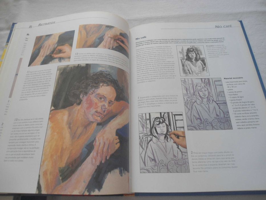 Pintura em acrílicos - As bases - As técnicas - Os Motivos