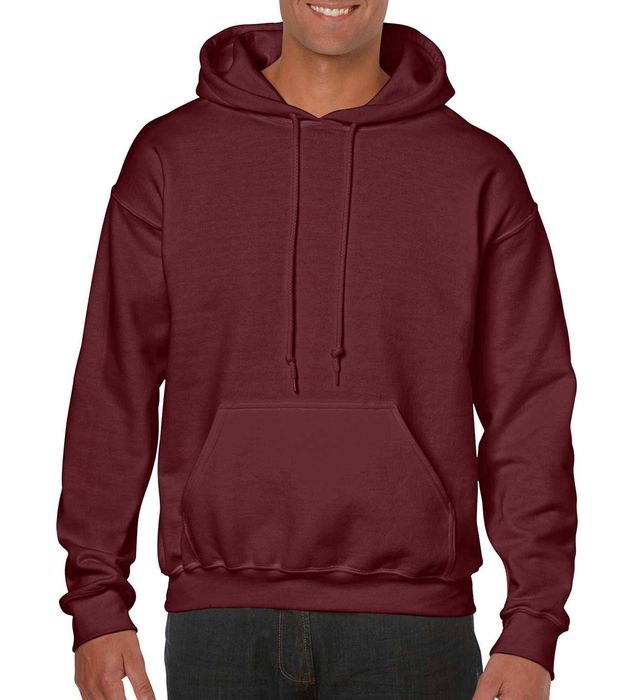 Bluza z kapturem GILDAN burgundowa S