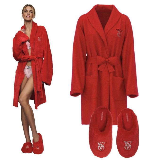 Victoria’s secret халат сатиновий капці  XS/S M/L оригінал