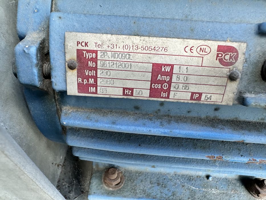 Wentylator promieniowy, dmuchawa , dociąg 1,1kw 230V